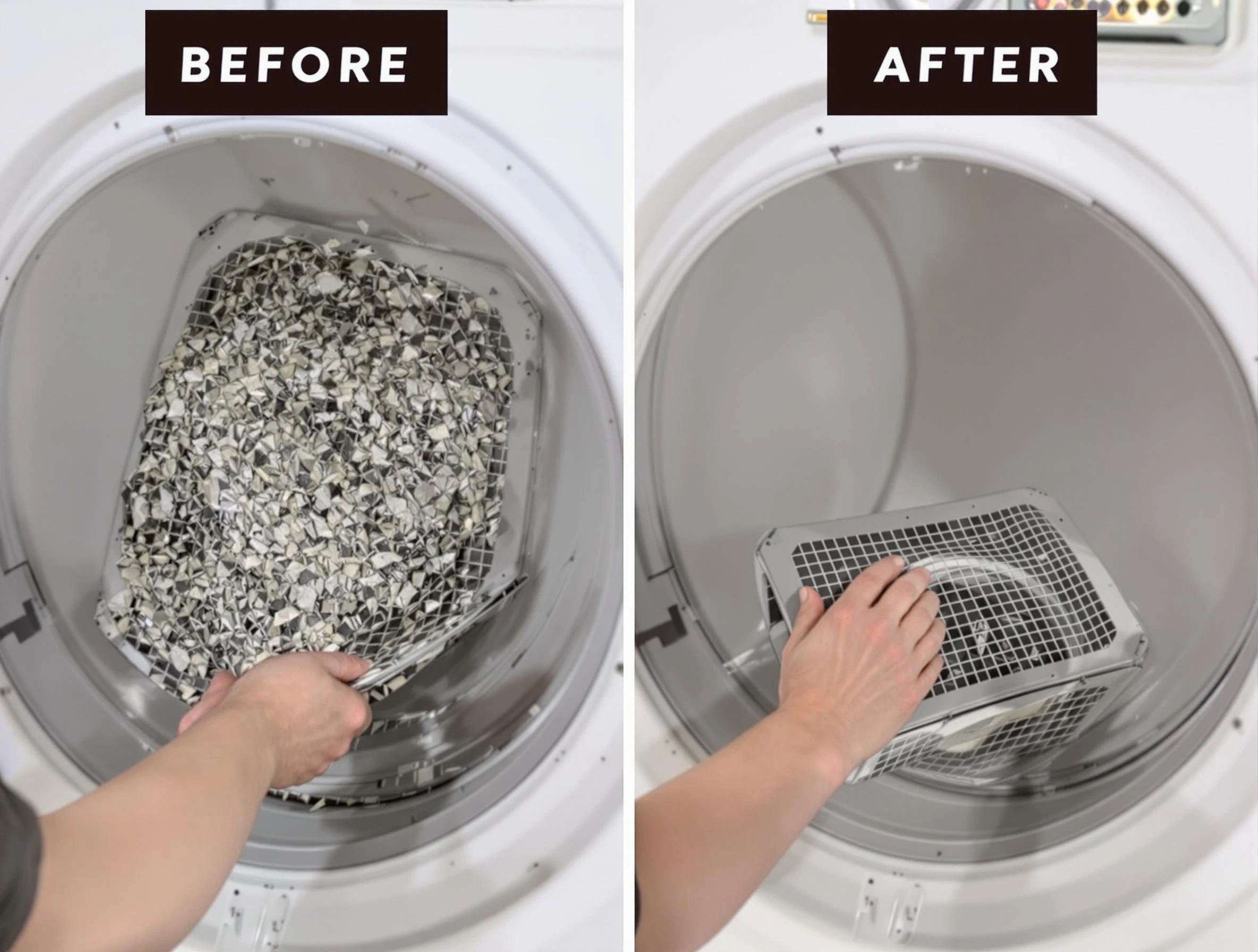 Professional lint trap cleaning by Green Hill Dryer Vent Cleaning in Green Hill
