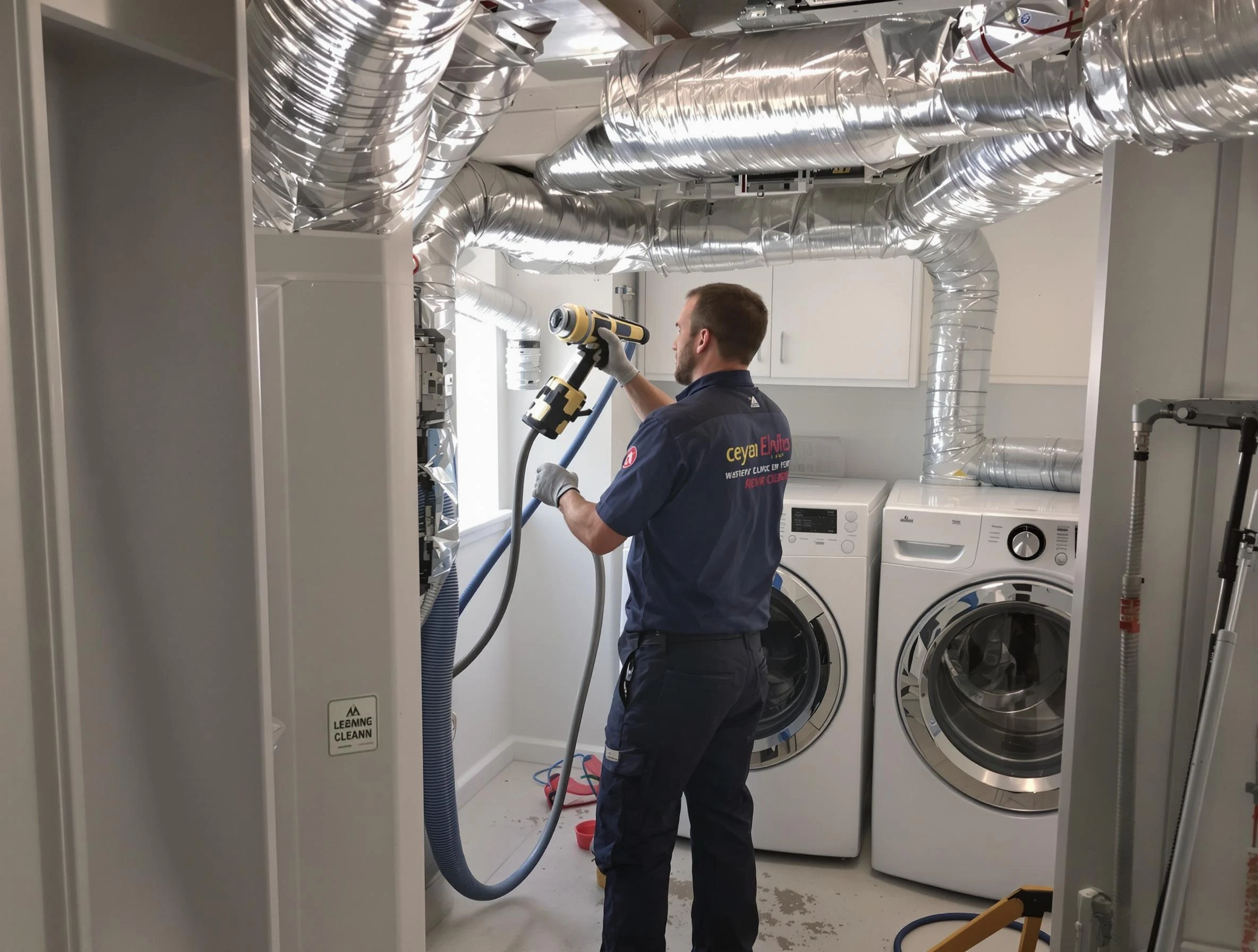 Green Hill Dryer Vent Cleaning specialist using advanced equipment for thorough duct cleaning in Green Hill